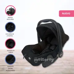 EBABY - Portabebé Anatómico «REMI» Black