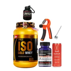 ULTIMATE NUTRITION - Iso gold whey de 1kg + Creatina 120gr + regalos