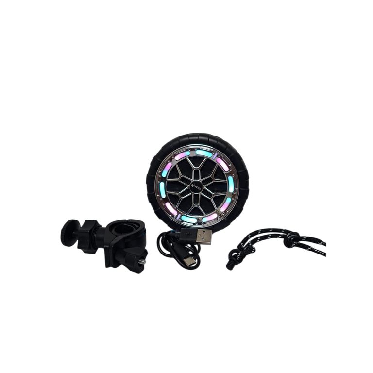 Parlante Portatil Bluetooth forma de llanta para bicicleta