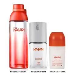 NATURA - Set de Mujer Perfume Kaiak Eau de Toilette con Desodorante Spray y RollOn