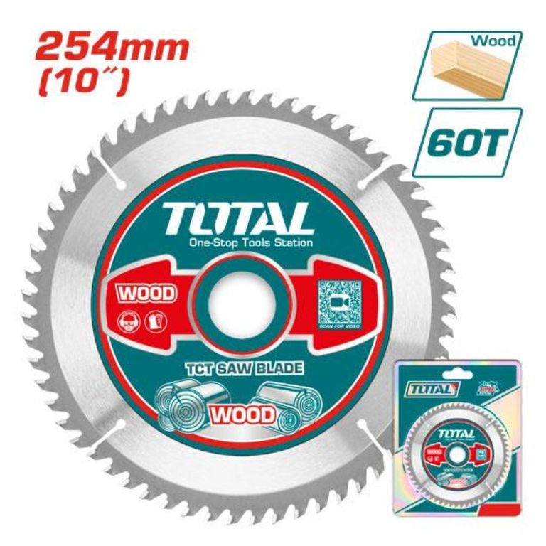 Disco para sierra ingleteadora 10" 60 dientes Total