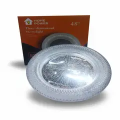 GENERICO - Foco LED UFO 3D Stereo Light Home Power 48W Efecto Visual Tridimensional y Ahorro de Energía