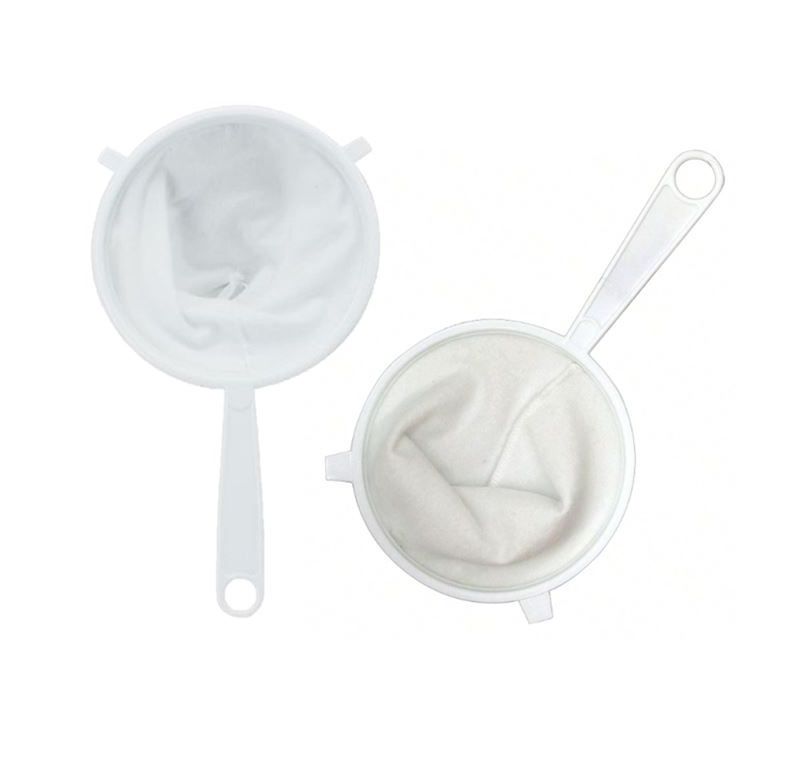 Colador De Tela Color Blanco 22 CM Franela De Tela Blanca X 1 UND