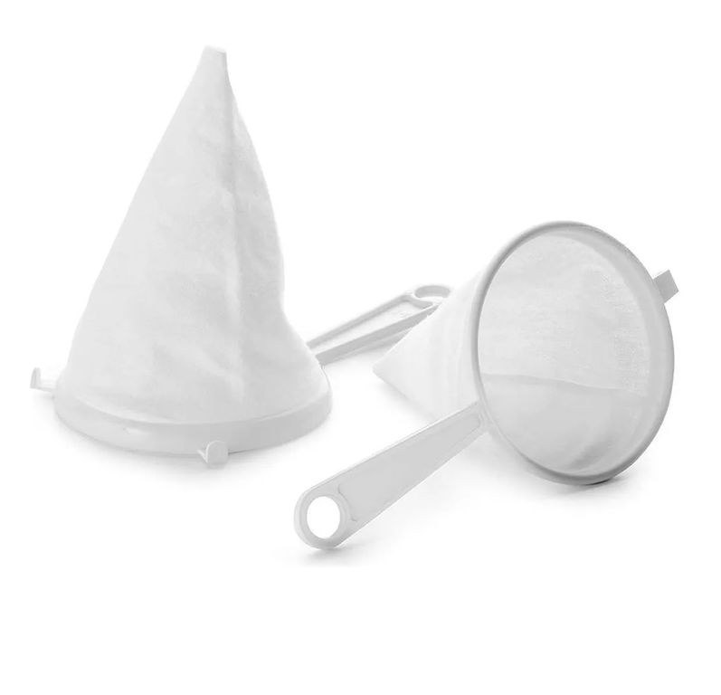 Colador De Café Filtro De Tela 2 UND Ultrafino De Cocina 22 CM