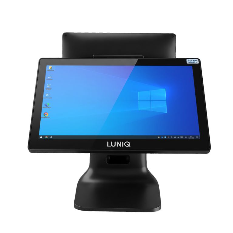 All in One 15.6 Táctil + Pantalla Cliente 11.6 Core i5 8GB 256GB SSD