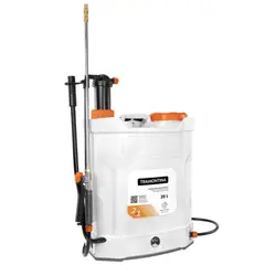 TRAMONTINA - FIMIGADORA PULVERIZADOR A BATERIA Y MANUAL 20 LITROS MOCHILA FUMIGADORA