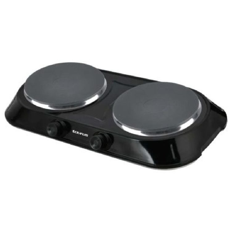 Cocina Eléctrica Portátil Fenix Duo de 2 Hornillas con Control de Temperatura Independiente
