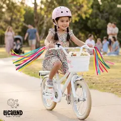 LUCALAND - Cintas de decoración para bicicletas o scooter para niños, 2 piezas