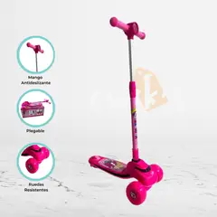CUZKA - Scooter Plegable para Niños «BARBIE» Bluetooh