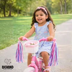 LUCALAND - Cintas de decoración para bicicletas o scooter para niños, 2 piezas