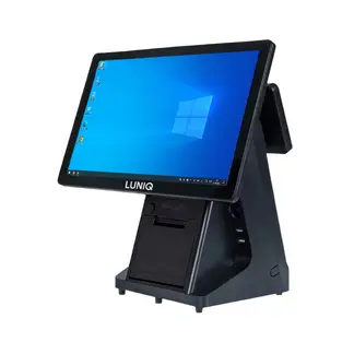 GENERICO - All in One POS 15.6 + Pantalla cliente 8.6 + Impresora 80mm Integrada Core i5 8GB RAM 256GB SSD Pantalla Táctil