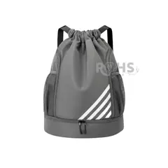OEM - Mochila Backpack Deportiva Gris con Compartimentos