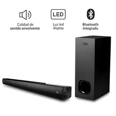 MIRAY - Soundbar SBM-S30Y Bluetooth 60 Watts