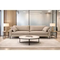 ARTSOFA - Sofá Tres Cuerpos Alma Moke Antifluido
