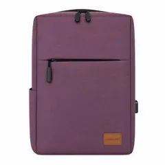MAILLON - MOCHILA PARA PORTÁIL BASILEA USB 16 PÚRPURA
