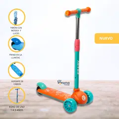 EBABY - Scooter Unidireccional para Niños «ROLLER» Orange