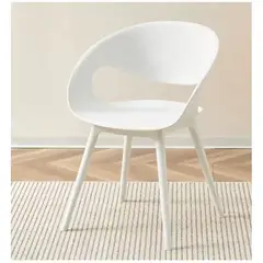 GENERICO - Silla de comedor Minimalista Blanco