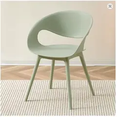 GENERICO - Silla de comedor Minimalista Verde Agua