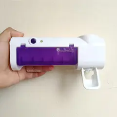 GENERICO - Esterilizador UV para Cepillos de Dientes con Dispensador de Pasta Dental recargable