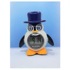 GENERICO - Reloj Pingüino con Pantalla Digital Decorativo y Funcional