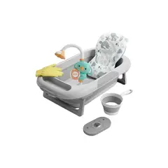 BABY - Bañera Atlantic Gris - El baño más tecnológico, grande y divertido para tu bebé DELUXE