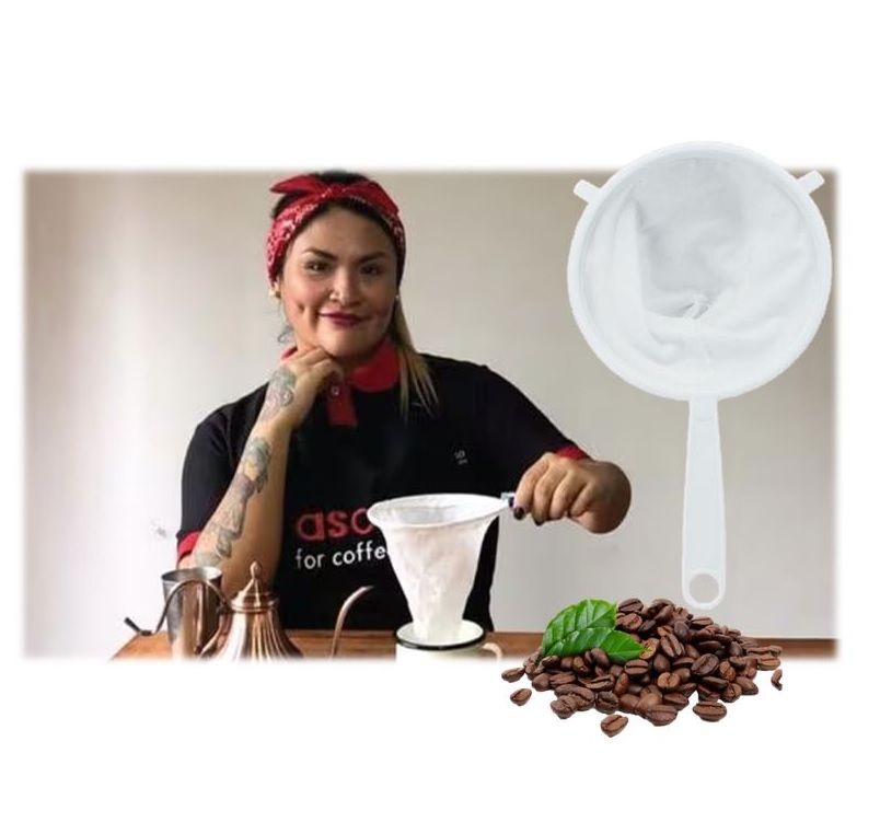 Colador De Alimentos, Pasapurés Tela 22 Cm X 3 UND