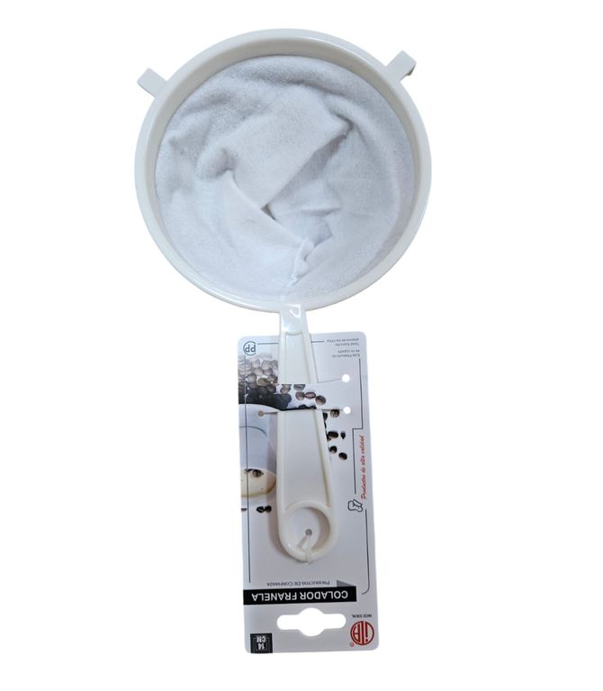 Colador Ultrafino De Cocina X 3 UND Tela De Queso 22 CM