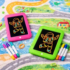 GENERICO - Tablero Interactivo Surtido Rosa y Verde para Niños