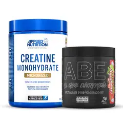 APPLIED NUTRITION - Creatina 500 g + Pre-entreno ABE 30 servicios - Strawberry Mojito