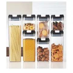 GENERICO - Juego de 7 Contenedores Multiuso de Sellado Hermético para Cocina