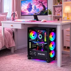 GENERICO - Soporte CPU con Ruedas Ajustable Base para Torre PC 22-28 cm Metal