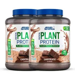 Applied Nutrition - PACK X 02 - Critical Plant Protein 1.8 kg Proteina Vegana - Chocolate