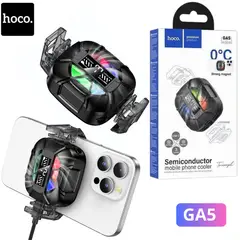 HOCO - Cooler Ventilador Gaming RGB Celular Enfriador Free Fire Fortnite