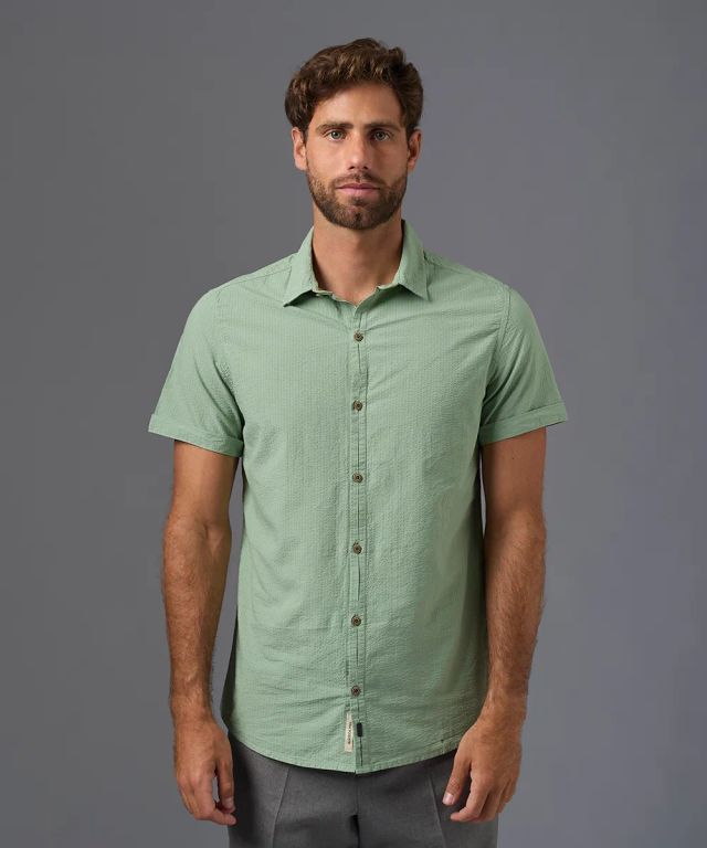 Camisa 100% Algodón Classic Fit Hombre