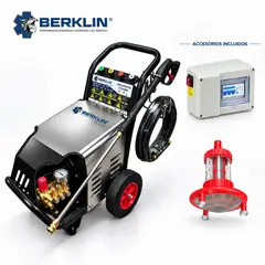 BERKLIN - Hidrolavadora Industrial de 3200PSI de 7.5HP Trif 380V