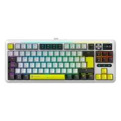 ANTRYX - TECLADO MECANICO INALAMBRICO TK950 PRO WHITE, RED SWITCH GATERON, 2.4G, BT ATK-950PWGRE-SP