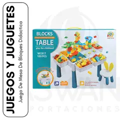 GENERICO - Juego De Mesa De Bloques Didactica