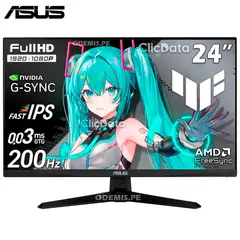 ASUS - Monitor TUF Gaming VG249Q5A, Fast-IPS Full HD de 23.8, 200Hz, 0.3ms, G-SYNC.