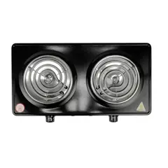 IMACO - Cocina Eléctrica HP1400 2 Hornillas 2000W con Quemadores de Metal