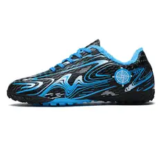 SHANDIAN - Zapatillas de Fútbol Hombre TF zapatos hombre Azul