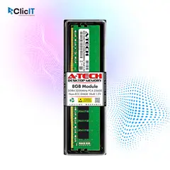 MICRON - MEMORIA RAM PC 8GB DDR4 3200 MHz (PN: MTA8ATF1G64AZ-3G2R1)