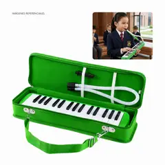 CALIFORNIA - Melódica 32 Teclas con Estuche Rígido - Verde