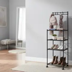 GENERICO - Organizador Multifuncional 4 Niveles con Perchero