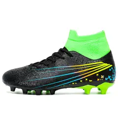 SHANDIAN - Zapatillas de Fútbol Hombre FG zapatos hombre Verde