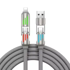 VIVIBOX - CABLE 4 EN 1 CON ESTUCHE - GRIS