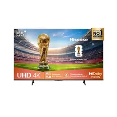 HISENSE - Televisor 55 55A6N8 UHD 4K Google TV