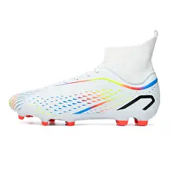 SHANDIAN - Zapatillas de Fútbol Hombre FG zapatos hombre Blanco