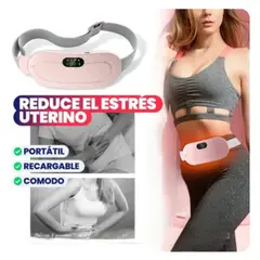 SM - Cinturón Masajeador y Calentador Eléctrico Para Cólicos Menstruales