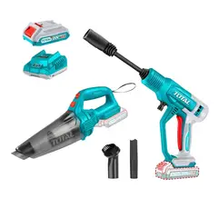TOTAL TOOLS - Hidrolavadora Inalámbrica 20V + Aspiradora 0.5lt Total
