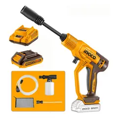 INGCO - Hidrolavadora Inalambrica Incluye Bateria y Cargador